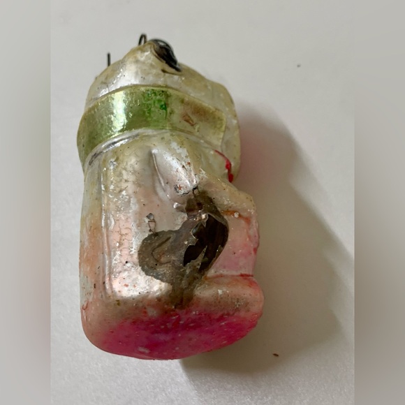 Early 20th Century Antique Suck Mouth Frog Christmas Tree Ornament - Picture 7 of 16